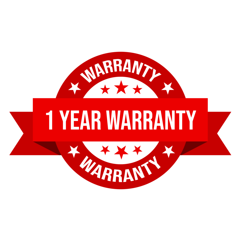 1 year warranty png