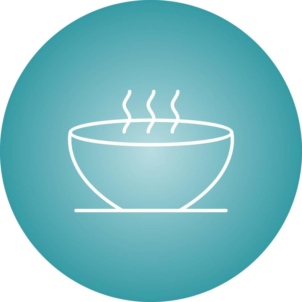 Unique Hot Soup Vector Line Icon