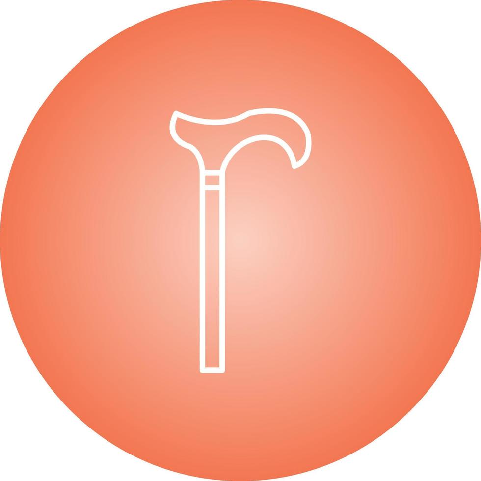 Unique Walking stack Vector Line Icon