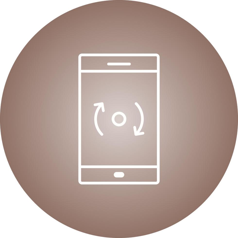 Unique Backup and Reset Vector Line Icon