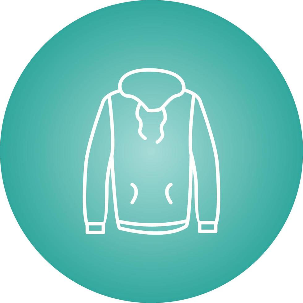 Unique Pull Over Vector Line Icon