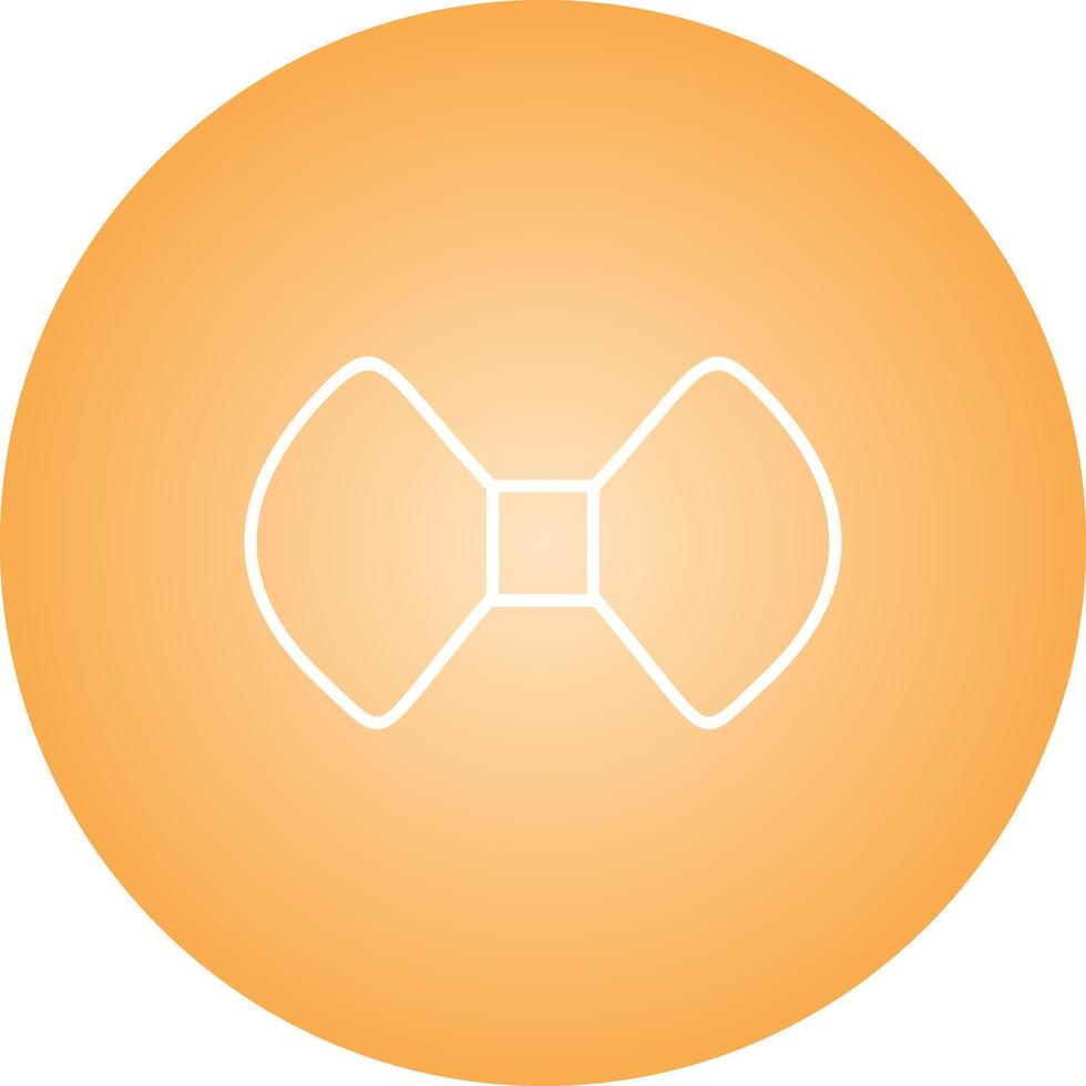 Unique Bow Tie Vector Line Icon