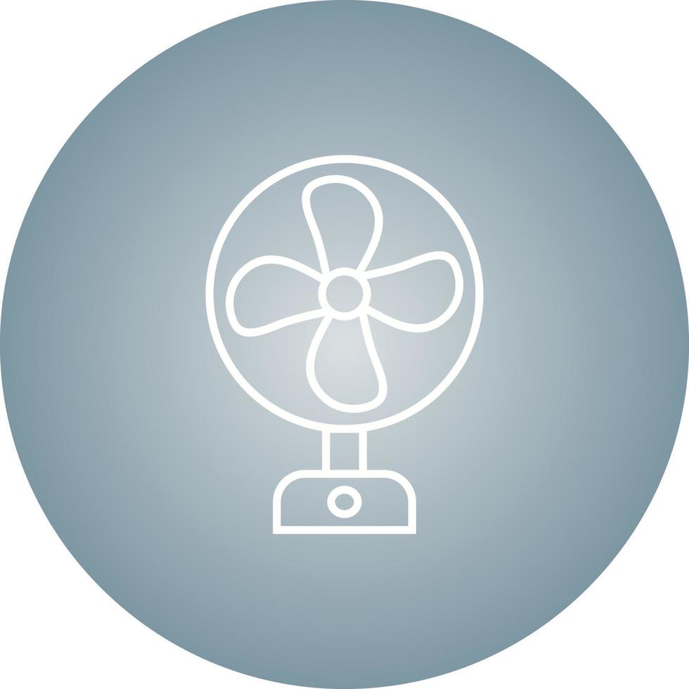 Unique Fan Vector Line Icon