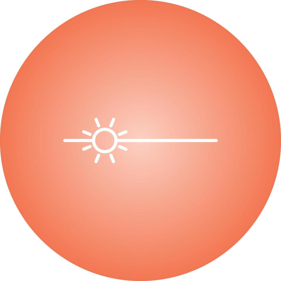 Unique Brightness Vector Line Icon