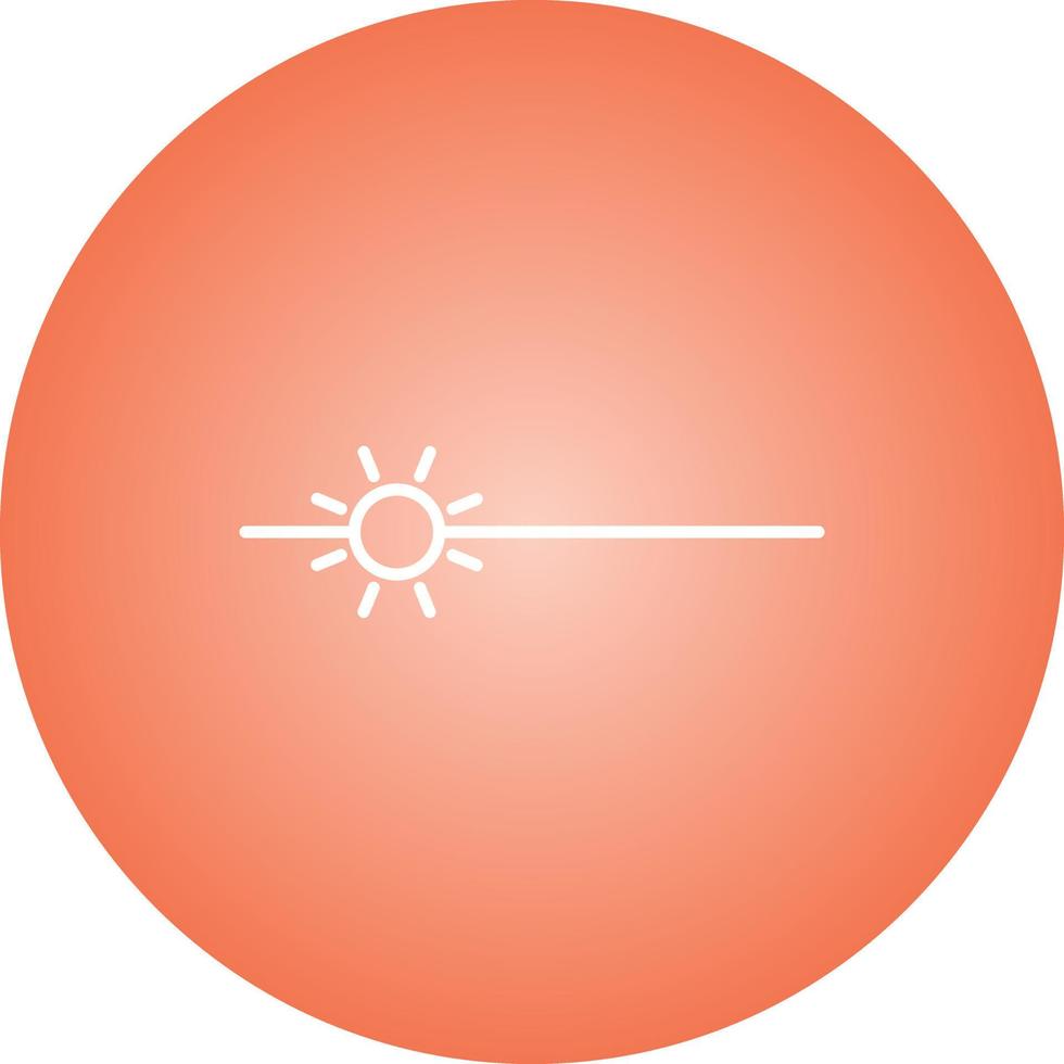 Unique Brightness Vector Line Icon