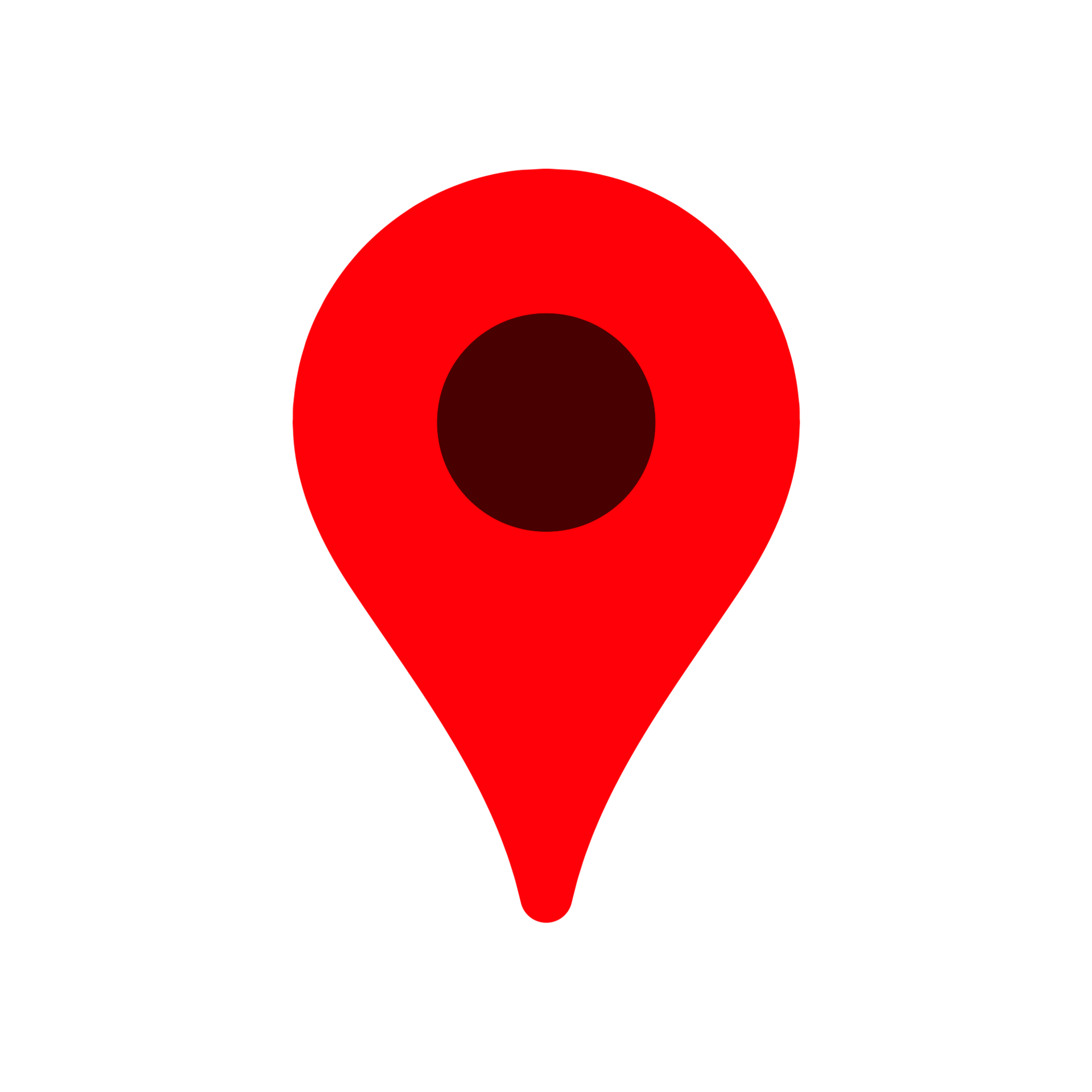 Map pointer icon, GPS location symbol, Maps pin, Location map icon
