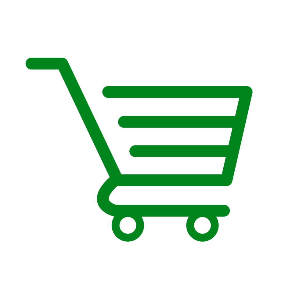 grüner E-Commerce-Korb png