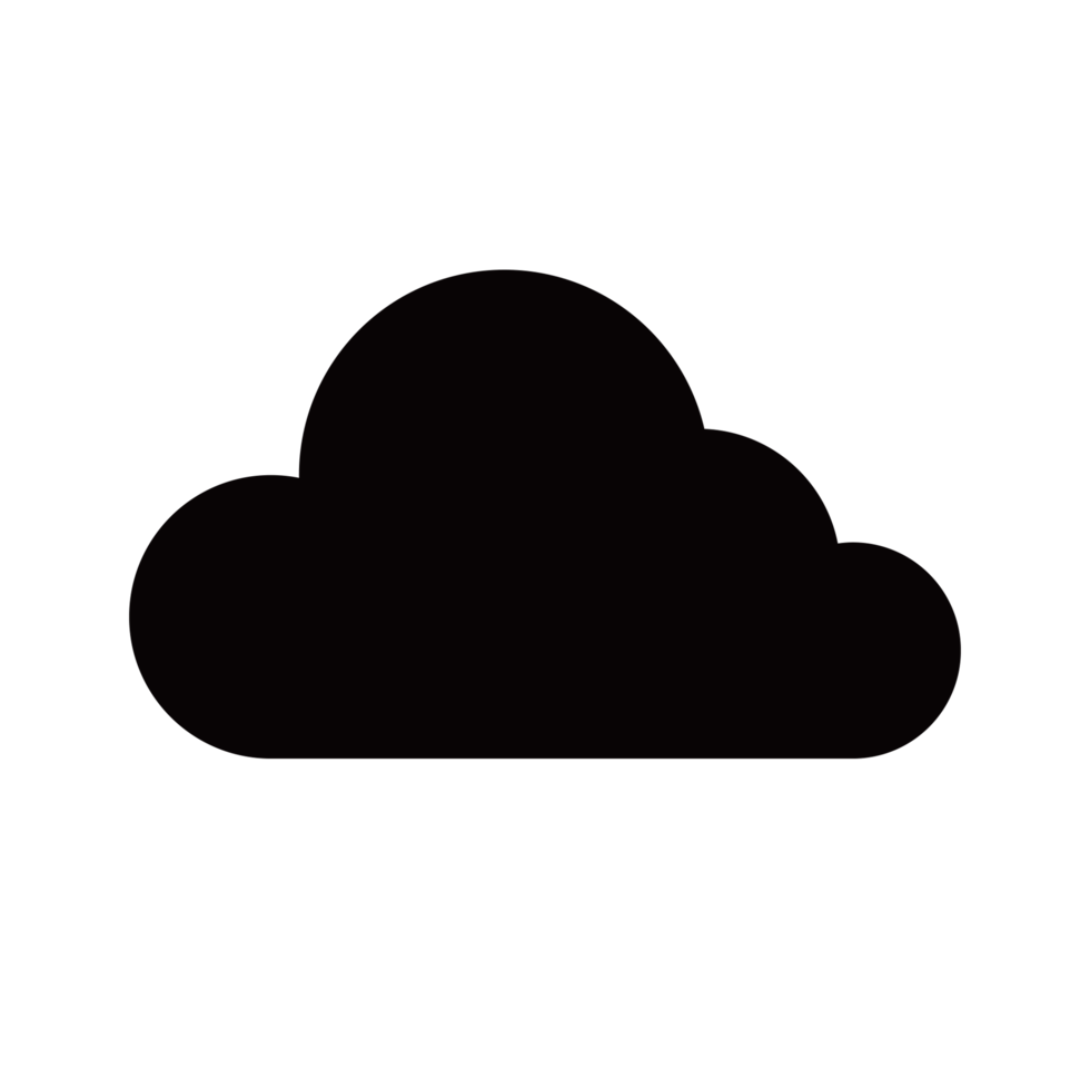 icône de nuage transparent png