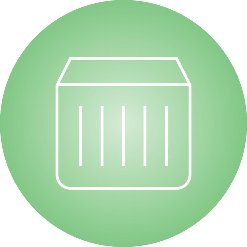 Unique Colors Box Vector Line Icon