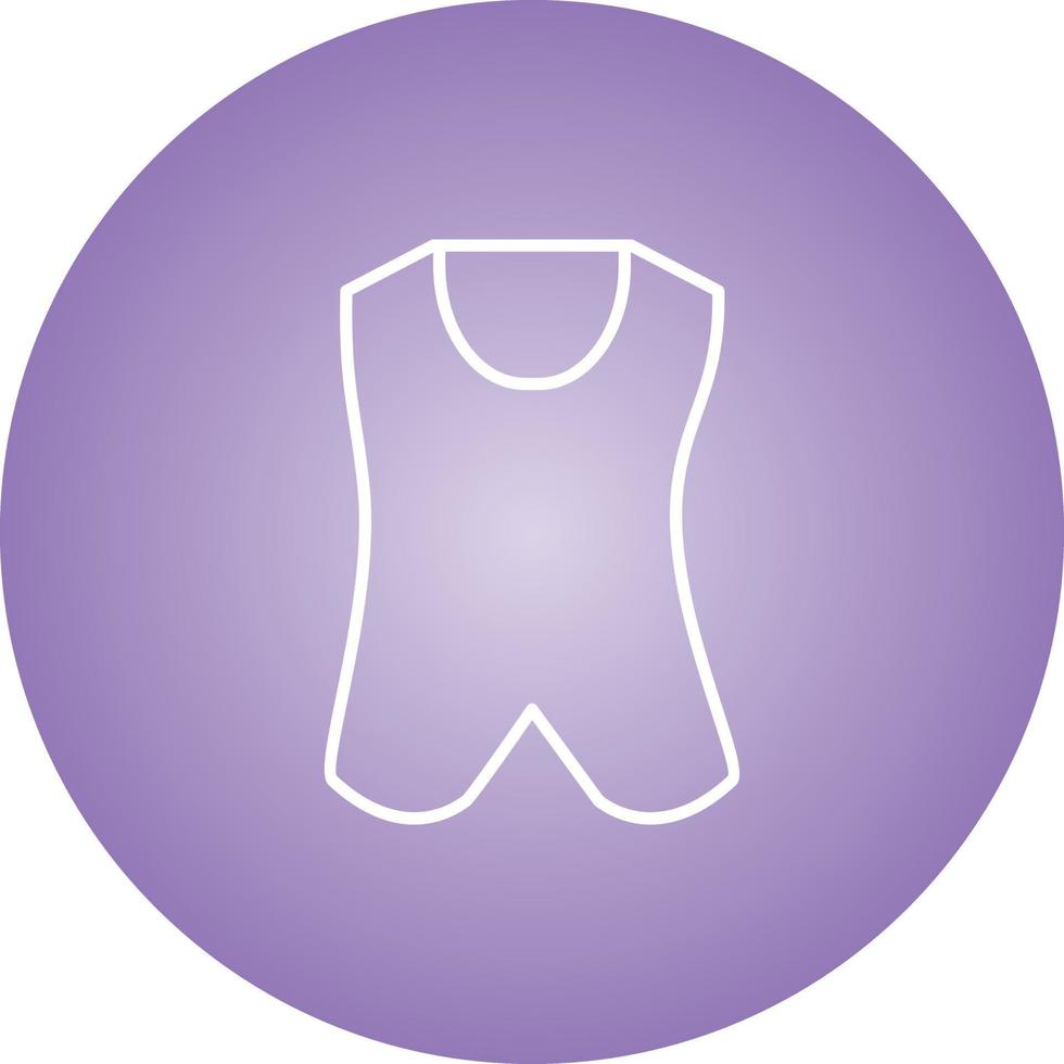 Unique Vest Vector Line Icon