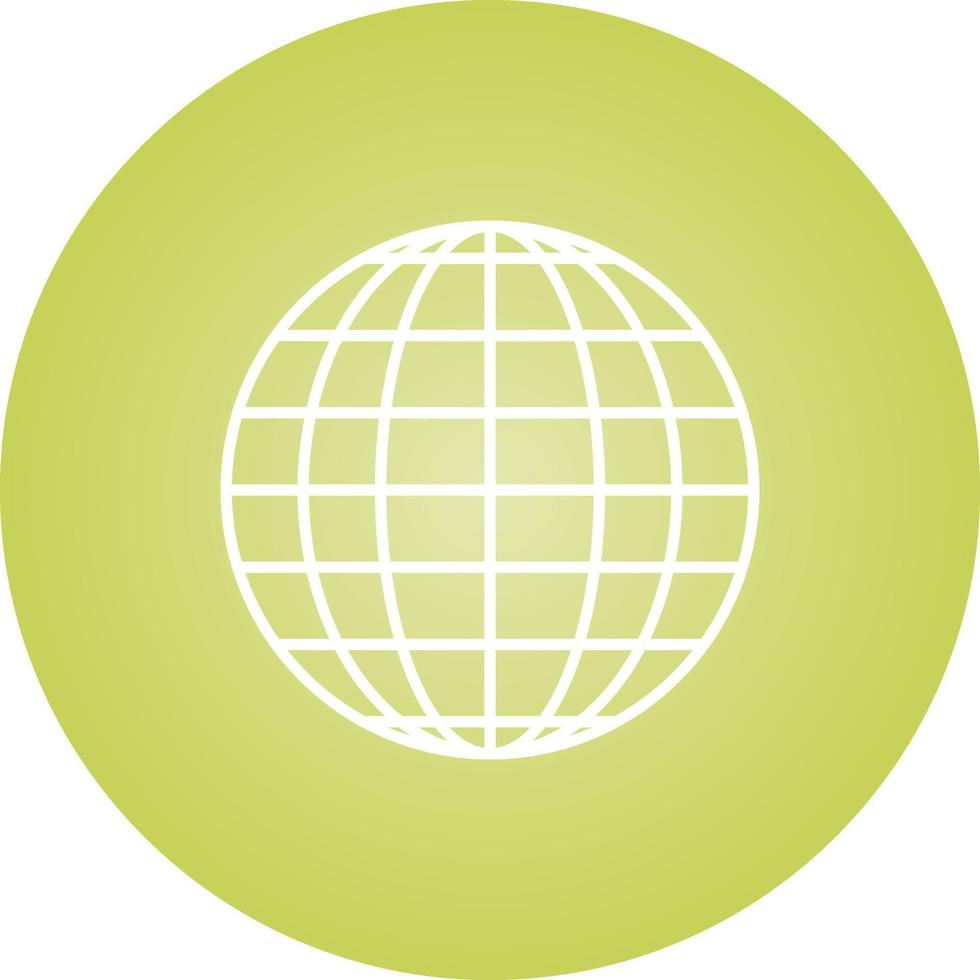 Unique Globe Vector Line Icon