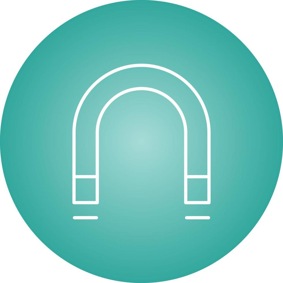 Unique Magnetism Vector Line Icon
