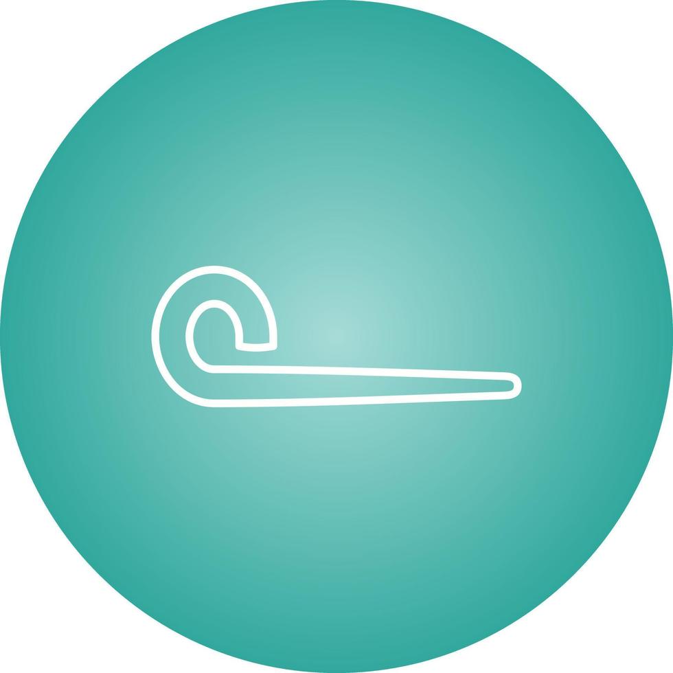 Unique Party Glower Vector Line Icon