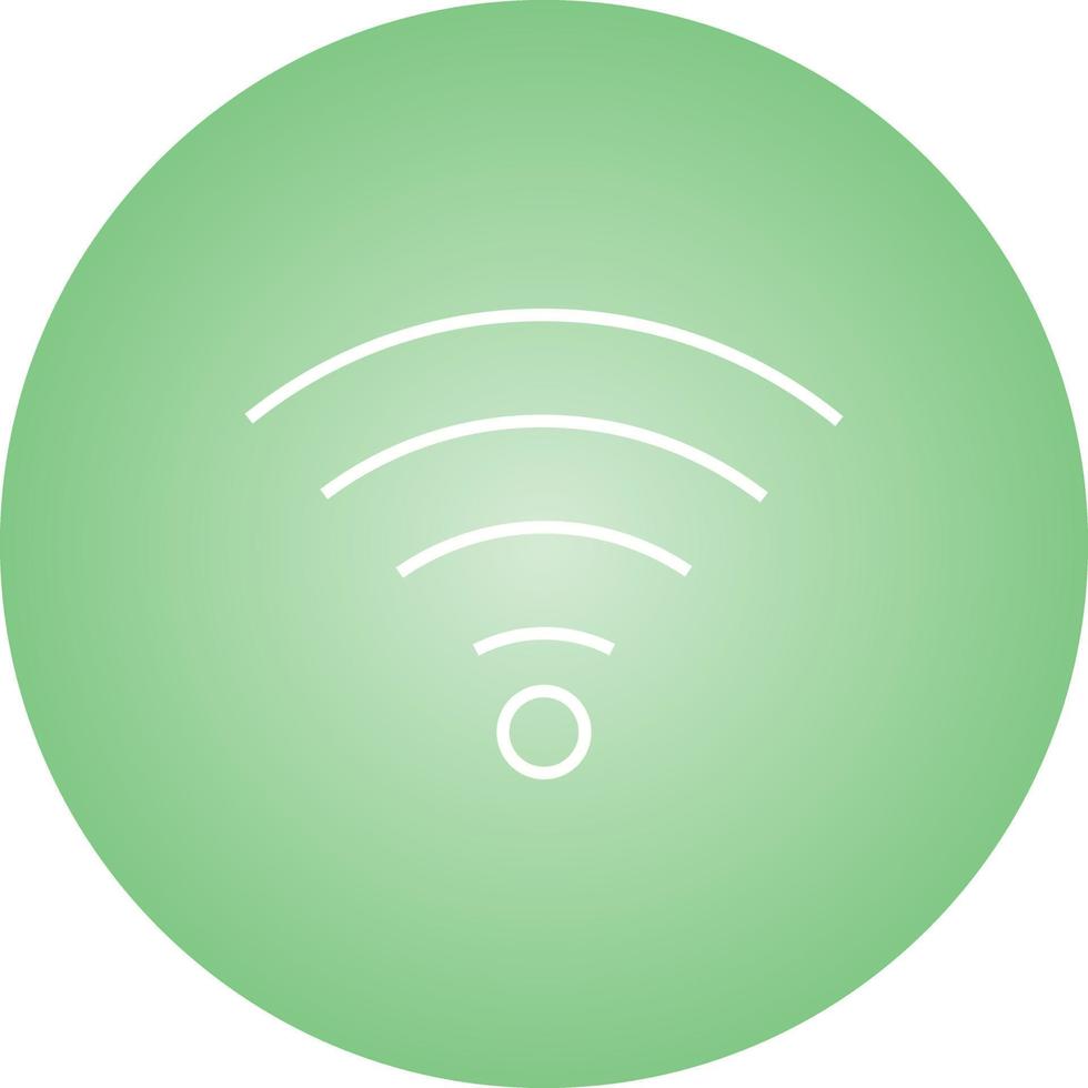 Unique Wifi Vector Line Icon