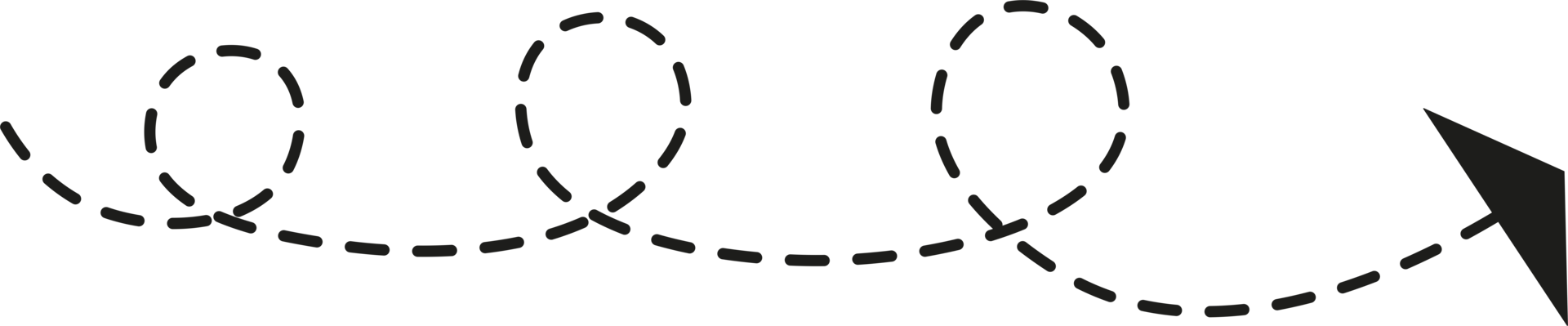 Dashed Line Arrow png
