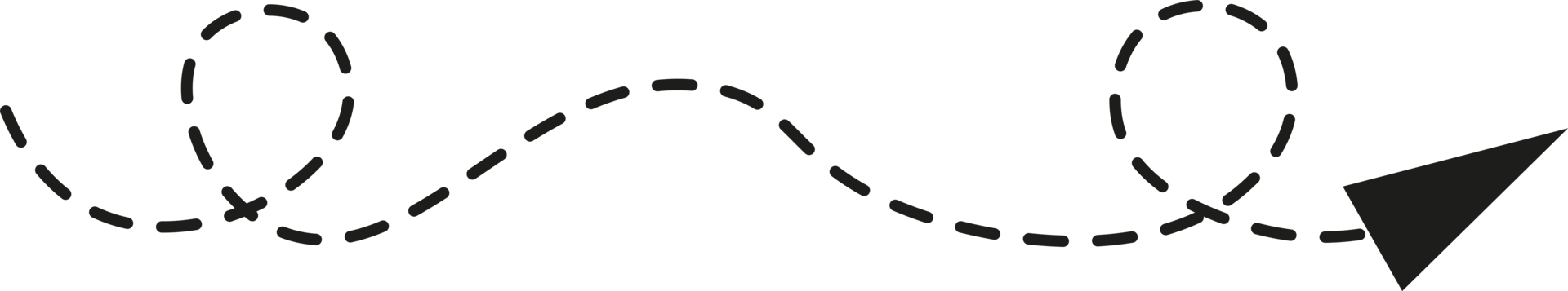 Dashed Line Arrow png