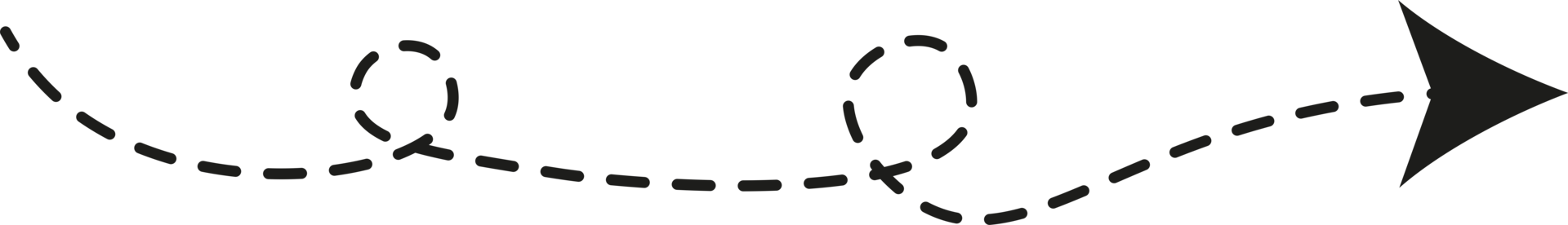 Dashed Line Arrow png