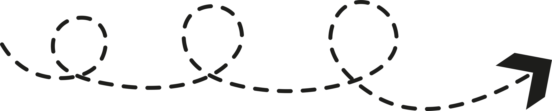 Dashed Line Arrow png