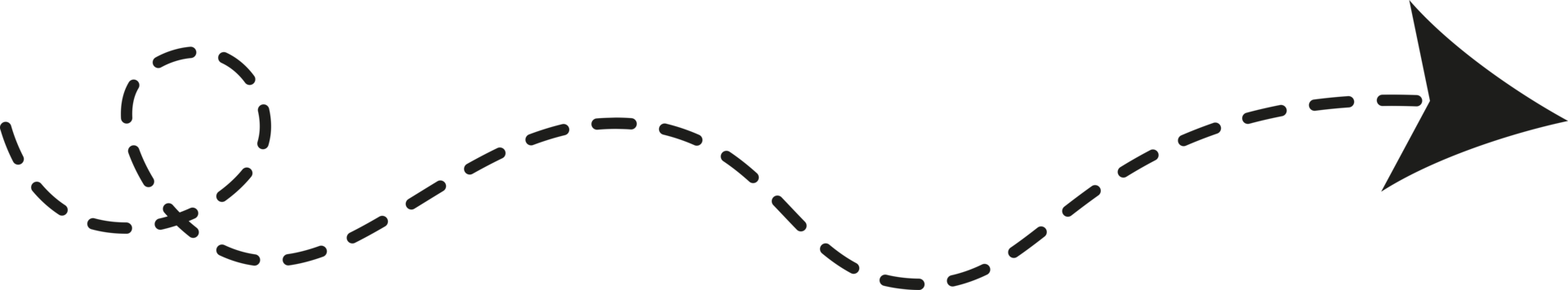 Dashed Line Arrow png