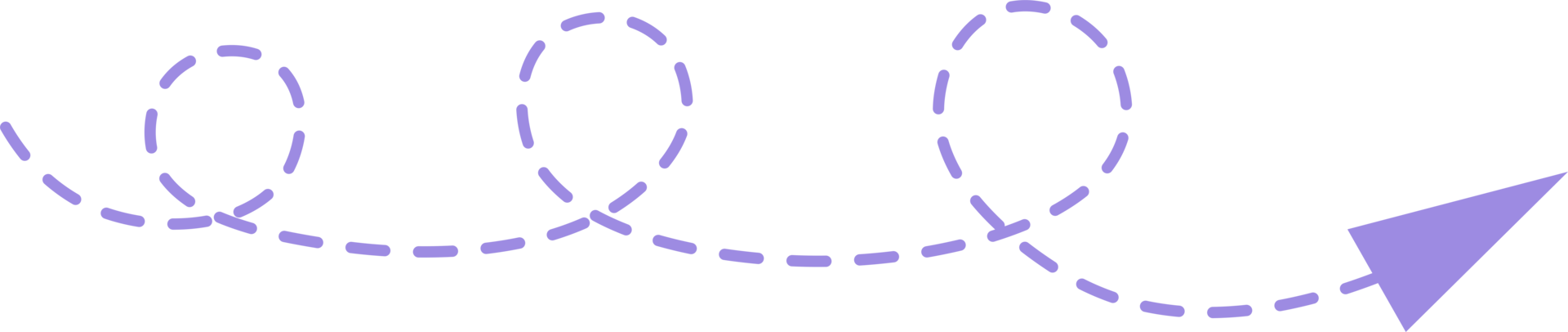 flèche en pointillé png