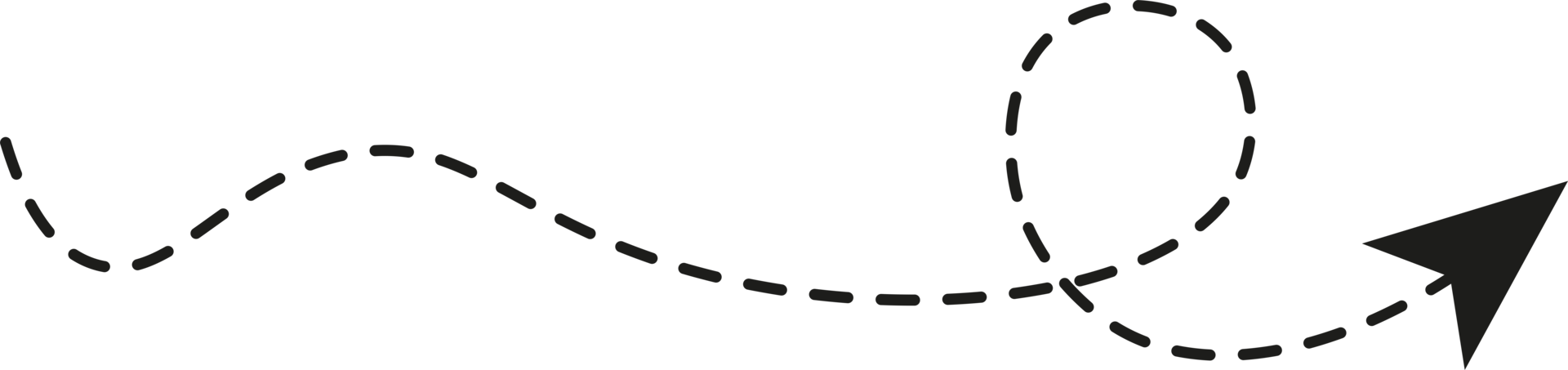 Dashed Line Arrow png