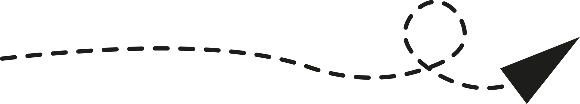 Dashed Line Arrow png