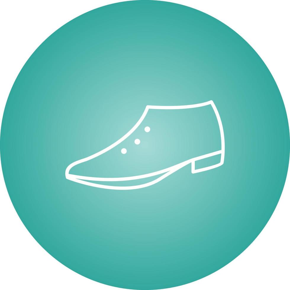 Unique Formal Shoes Vector Line Icon