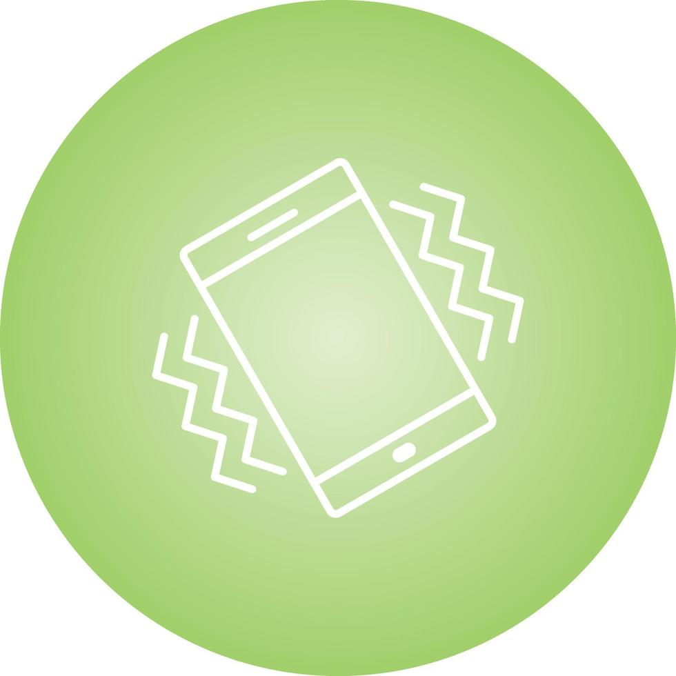 Unique Vibration Mode Vector Line Icon