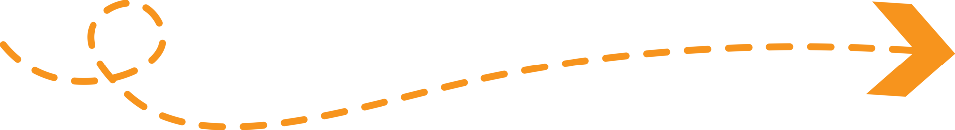 Dashed Line Arrow png