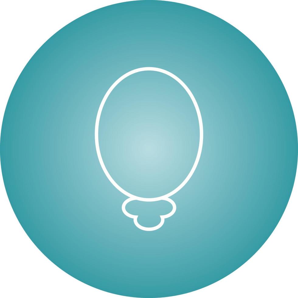 Unique Mirrors Vector Line Icon