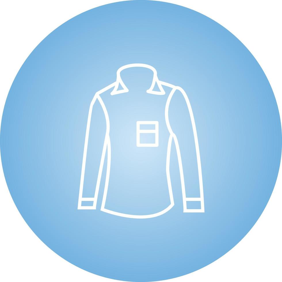 Unique Casual Shirt Vector Line Icon