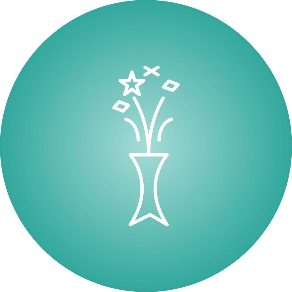 Unique Celebrations Vector Line Icon
