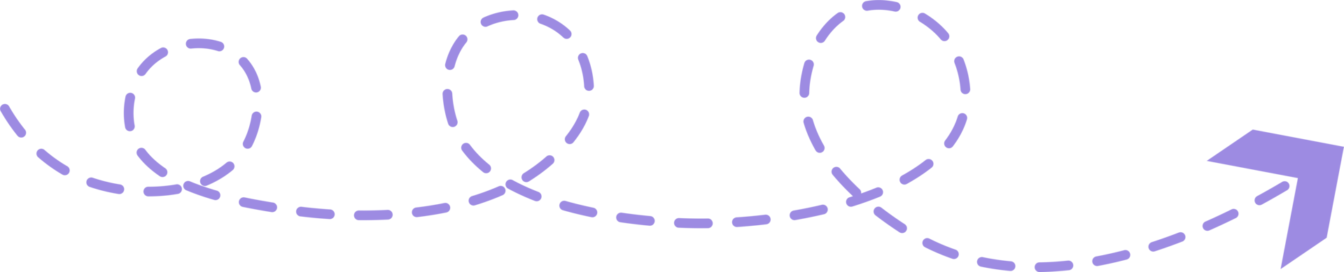 flèche en pointillé png