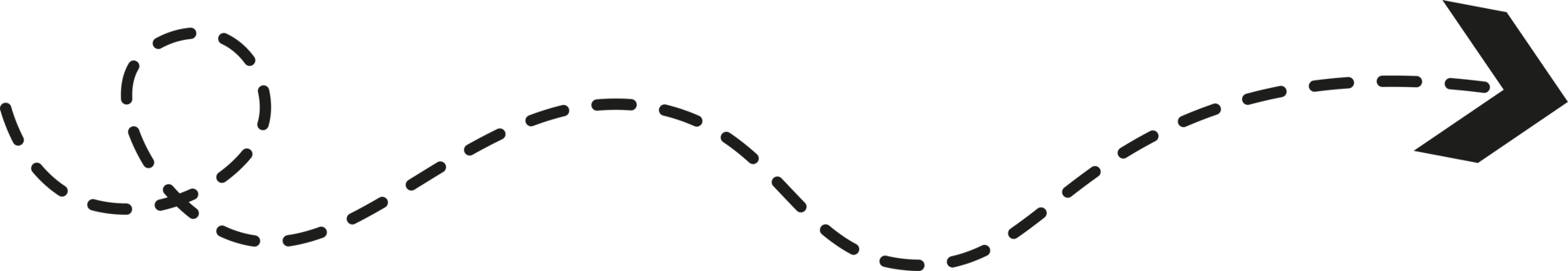 Dashed Line Arrow png