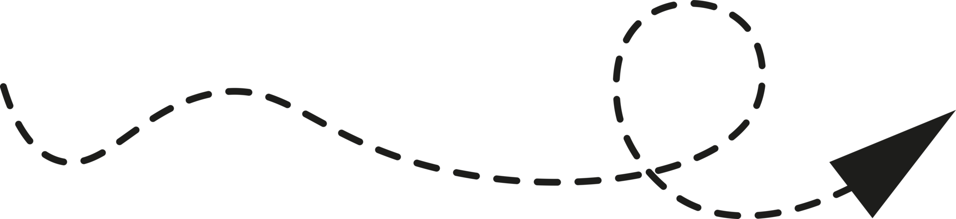 Dashed Line Arrow png