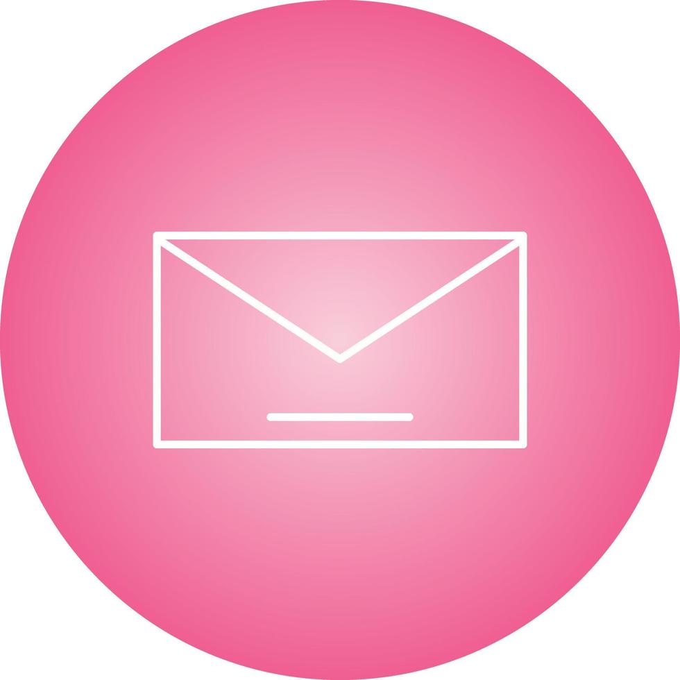 Unique Mail Vector Line Icon