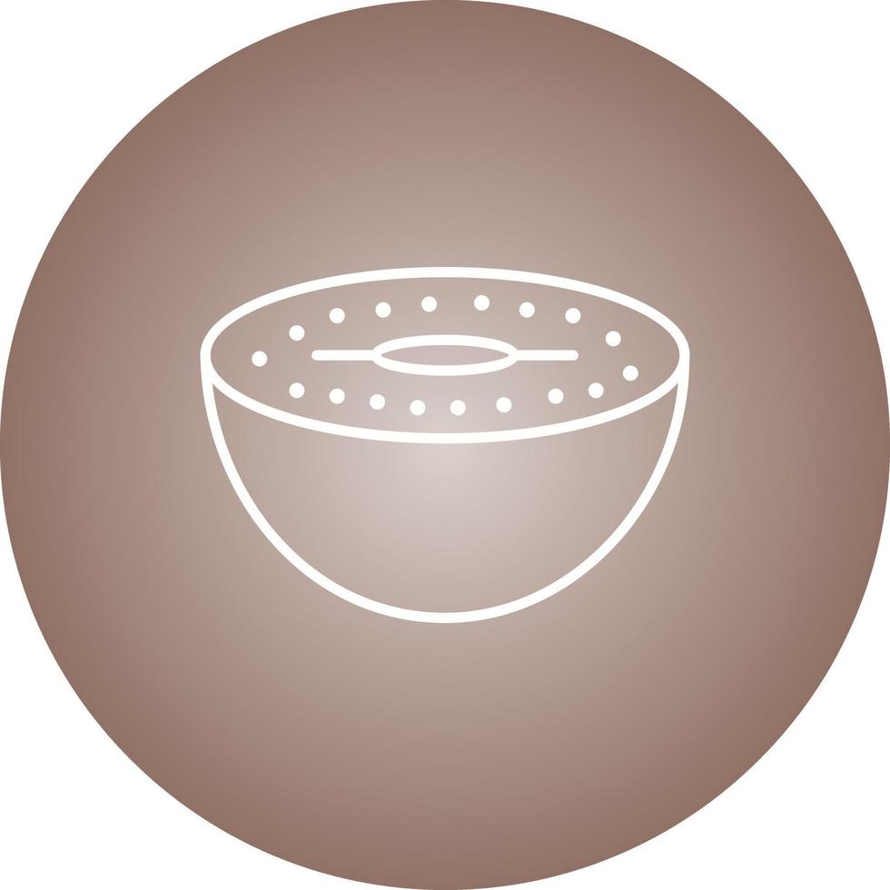 Unique Kiwi Vector Line Icon