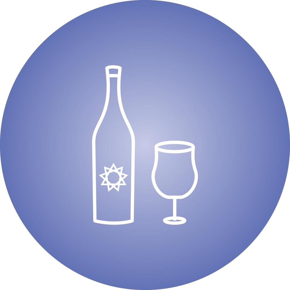 Unique Goblet And Wine Vector Glyph Icon