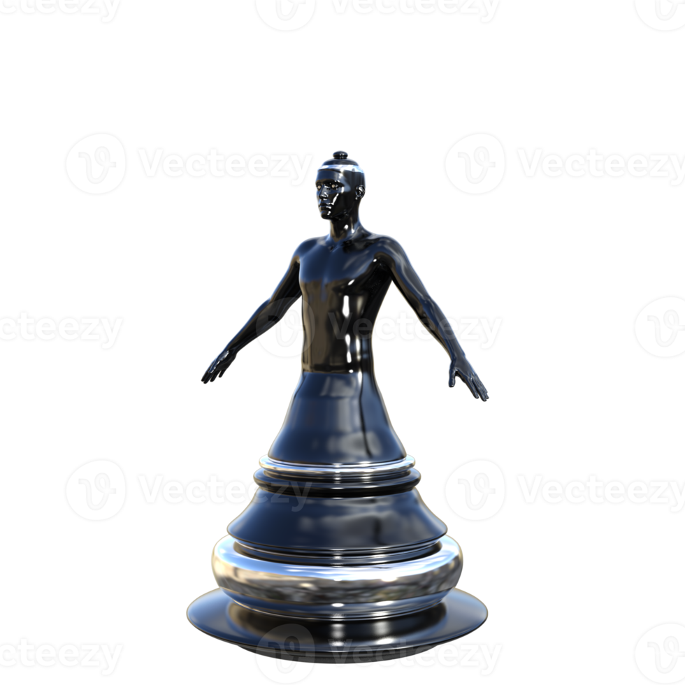 Chess 3d illustration rendering png