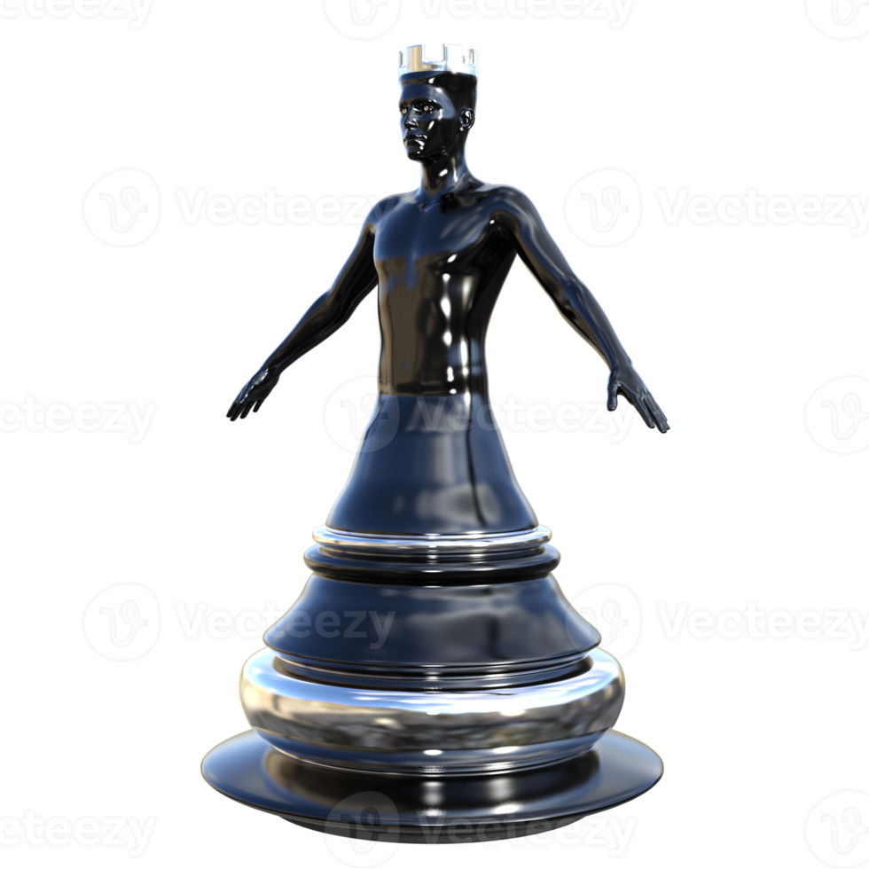 Chess 3d illustration rendering png