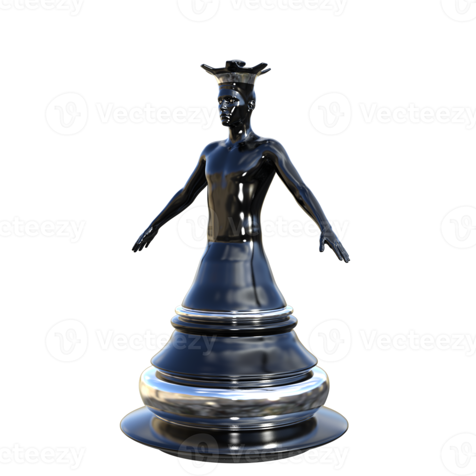 Chess 3d illustration rendering png