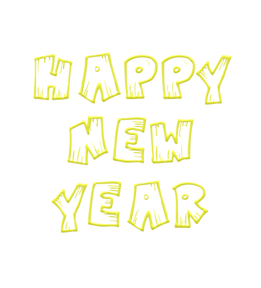 Happy new year png