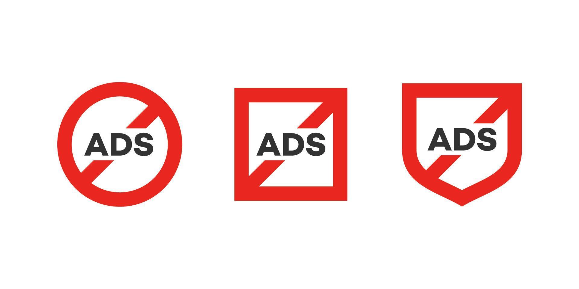 No ads for promotion design. Vector logo. Banner for concept design