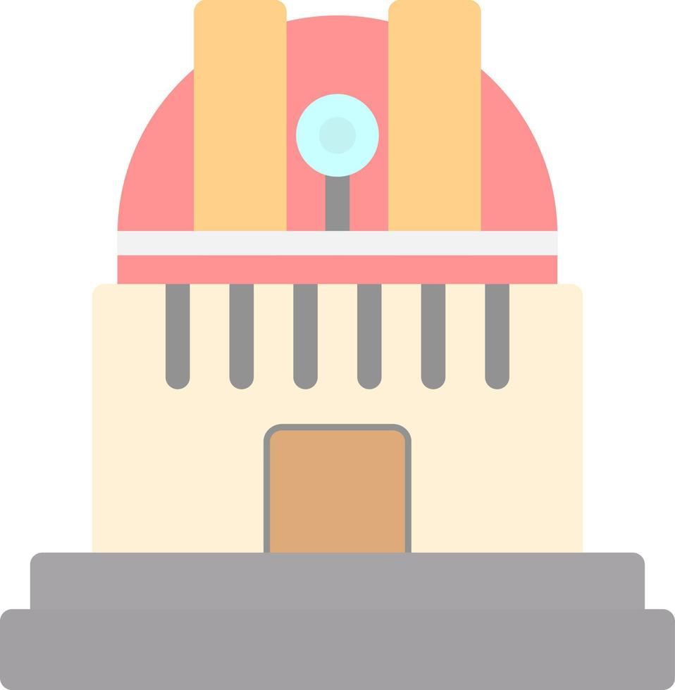 Observatory Vector Icon Design