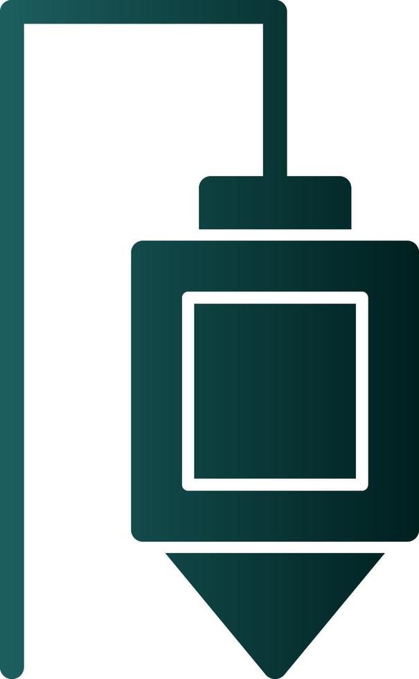Plumb Bob Vector Icon Design