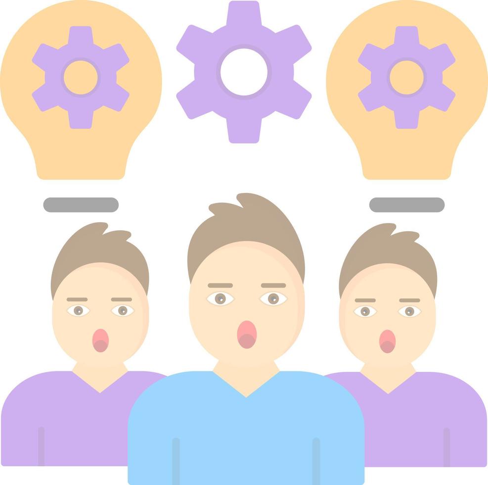 Team Work Vector Icon Design