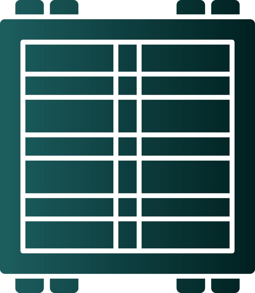 Roof Rack Vector Icon Design