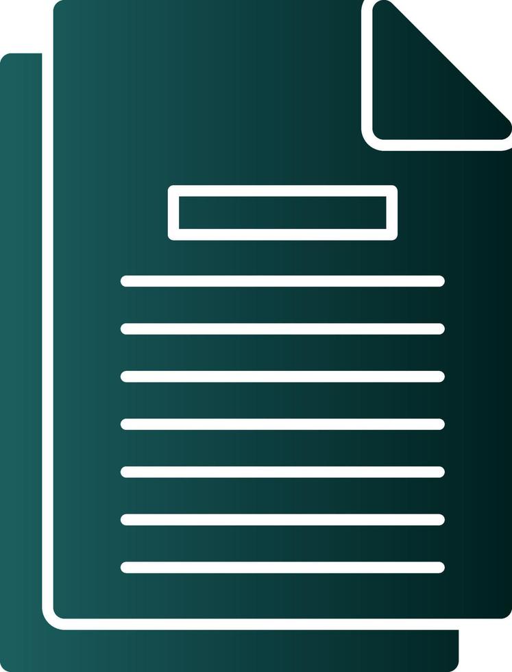 Document Vector Icon Design