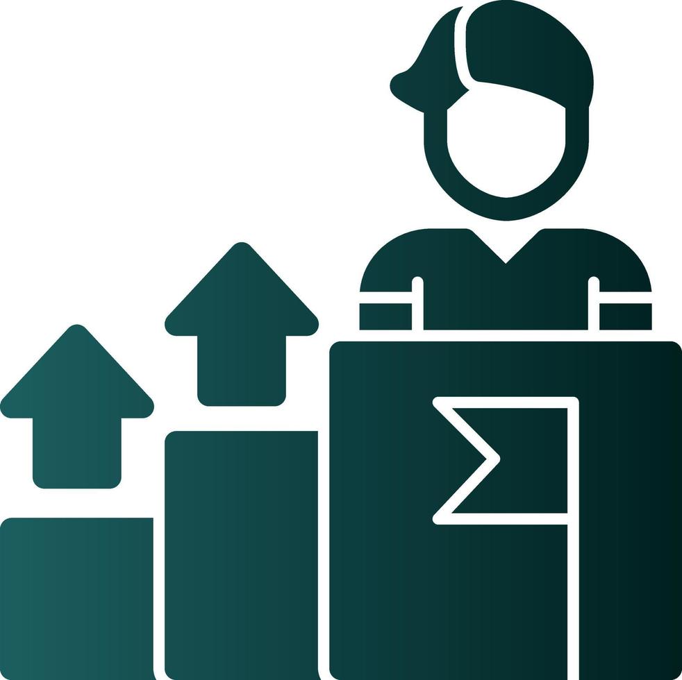 Leadership Vector Icon Design