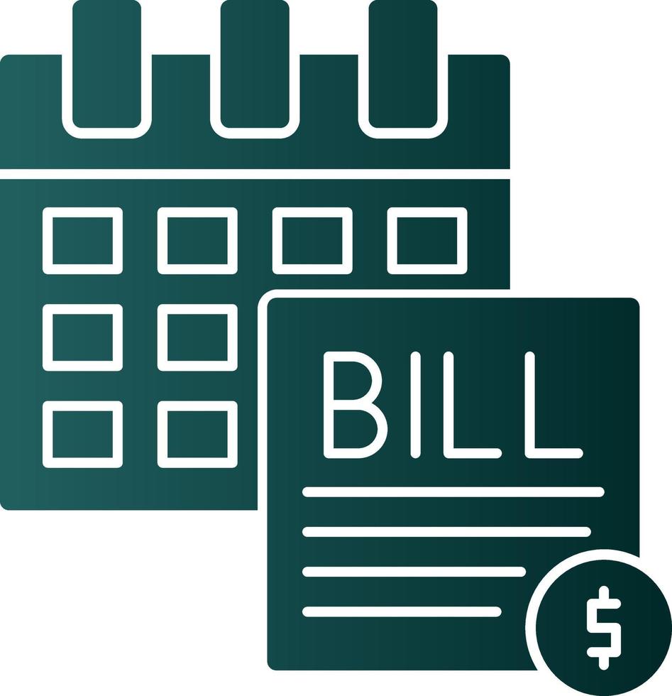 Bill Vector Icon Design